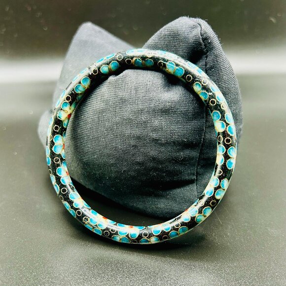 Cloisonne Vintage Bangle - Picture 1 of 3